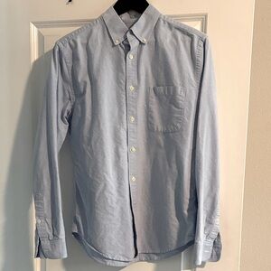 Merona Men's Sky Blue Casual Button-Down Shirt